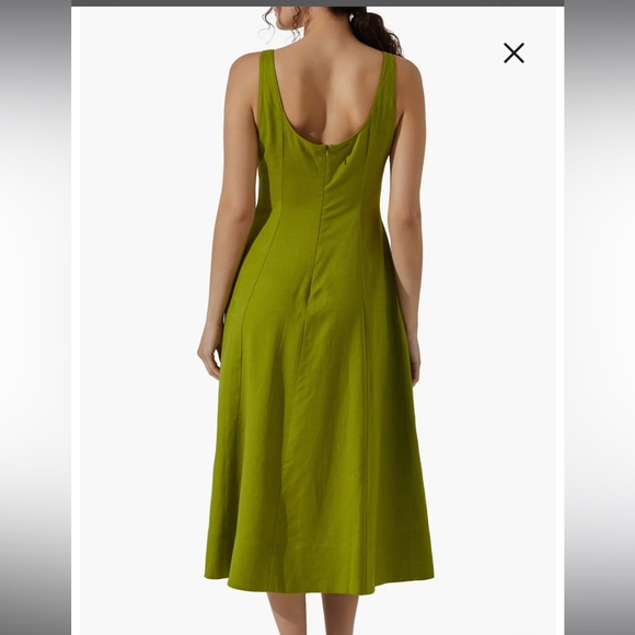 ASTR Square Neck Midi Dress - L - Picture 4 of 4
